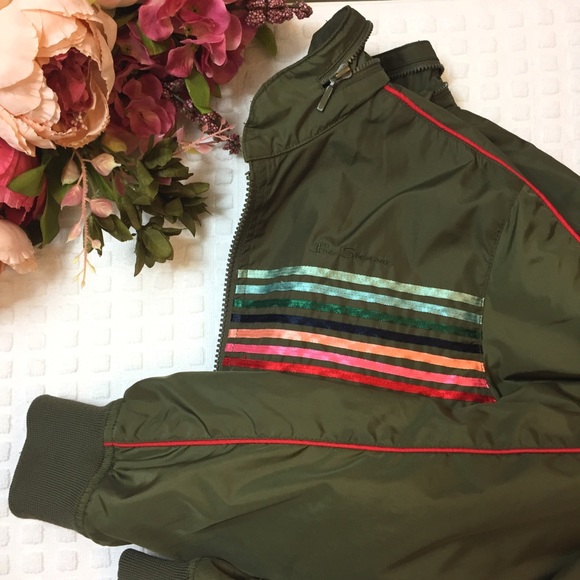 BEN SHERMAN Green Rainbow Windbreaker PRIDE🌈 - Picture 6 of 6